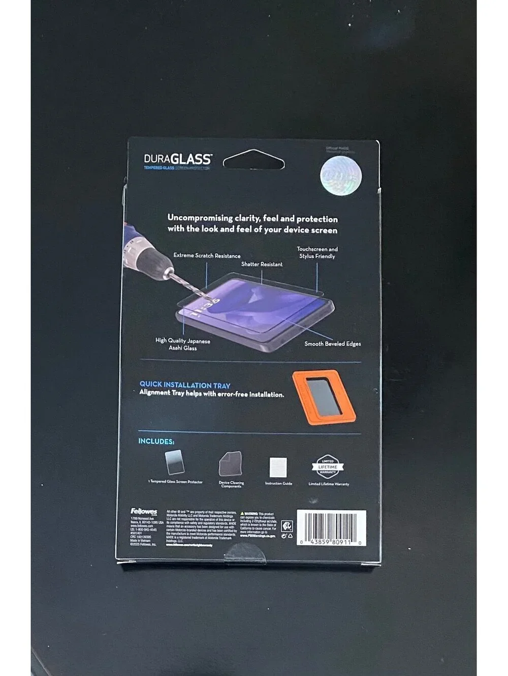 DuraGlass Tempered Glass Protector for Motorola moto g Power 2025